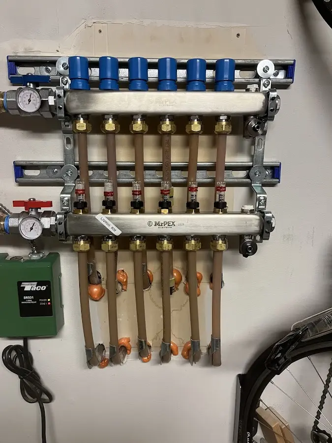 Plumber performing Leak Detection at a residential property in Groves